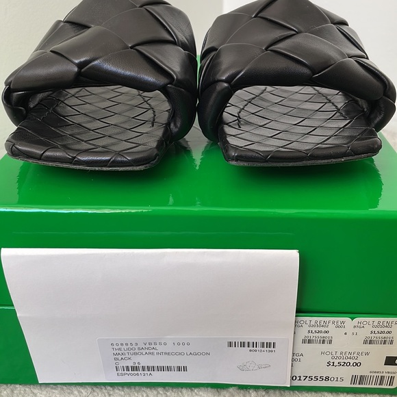 Bottega Veneta flat Lido sandals sz 36 - Picture 6 of 11